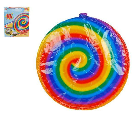 Sun Fun inflatable frisbee 60cm rainbow