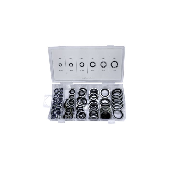 Jefferson 90pc Dowty Seal Assortment, Imperial