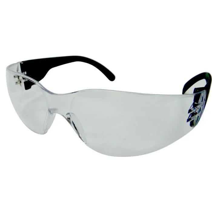 Jefferson Safety Glasses - Clear Frameless with Polycarbonate Arms & Side Shields  JEFSFGLS02