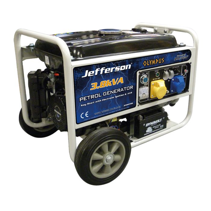 Jefferson 3.8kVA Petrol Generator (Electric Start) SKU JEFGENPET30EL