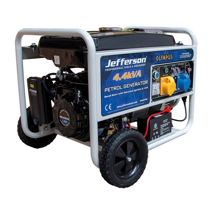 Jefferson 4.4kVA Petrol Generator (Electric Start) JEFGENPET35EL