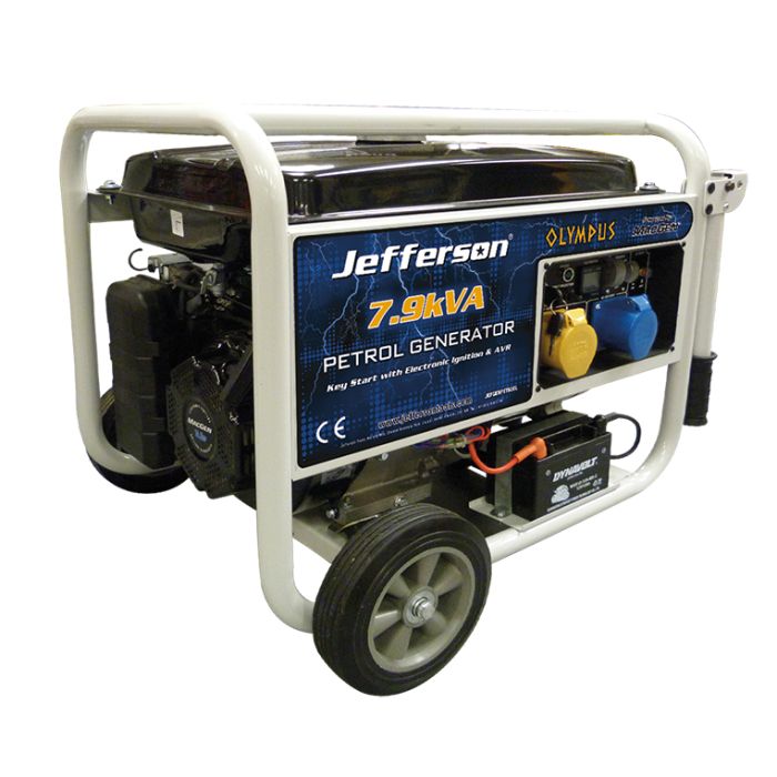 Jefferson 7.9kVA Petrol Generator (Electric Start) JEFGENPET63EL