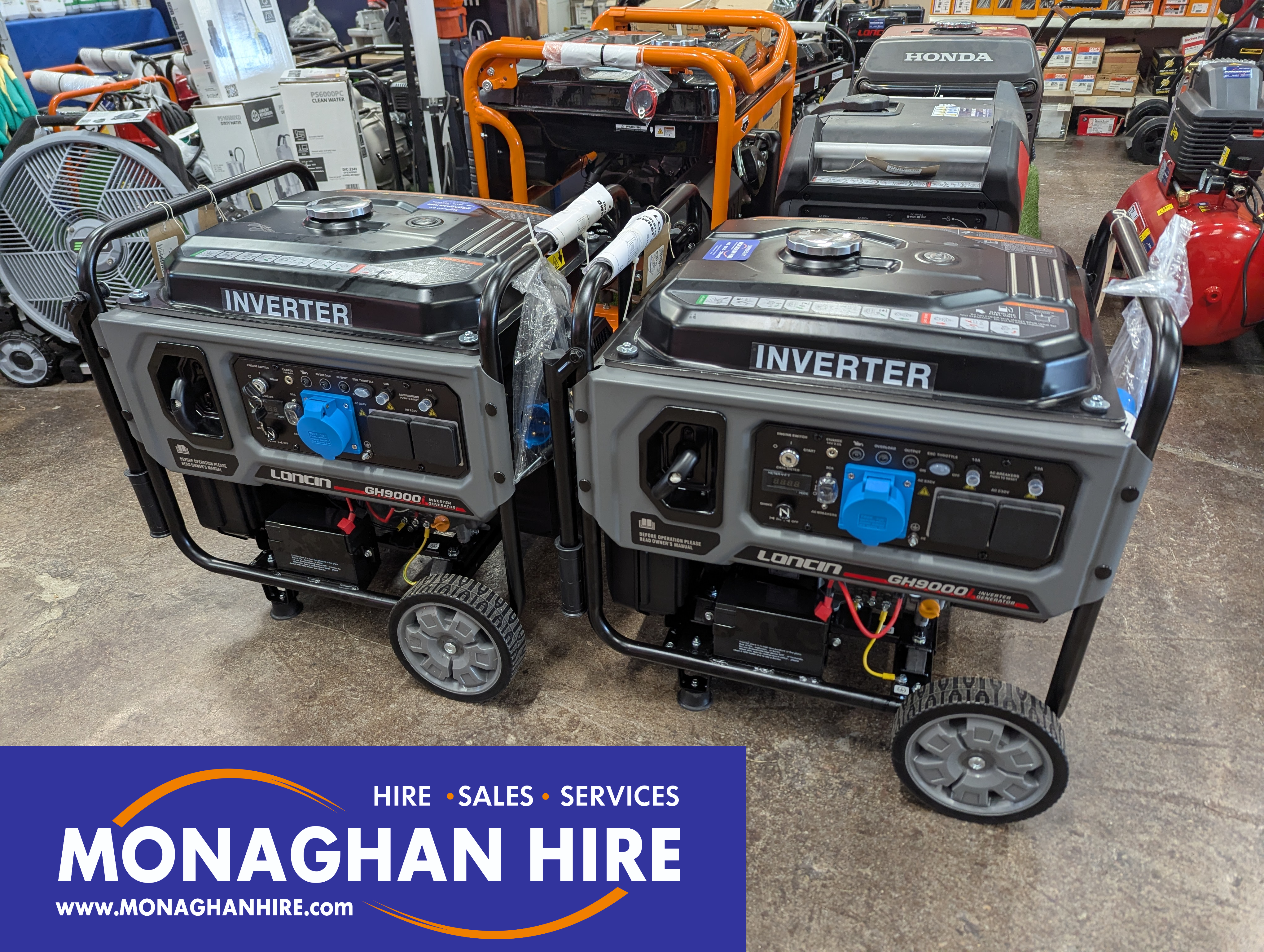 LONCIN GH9000i Inverter GENERATOR 230V 9KVA
