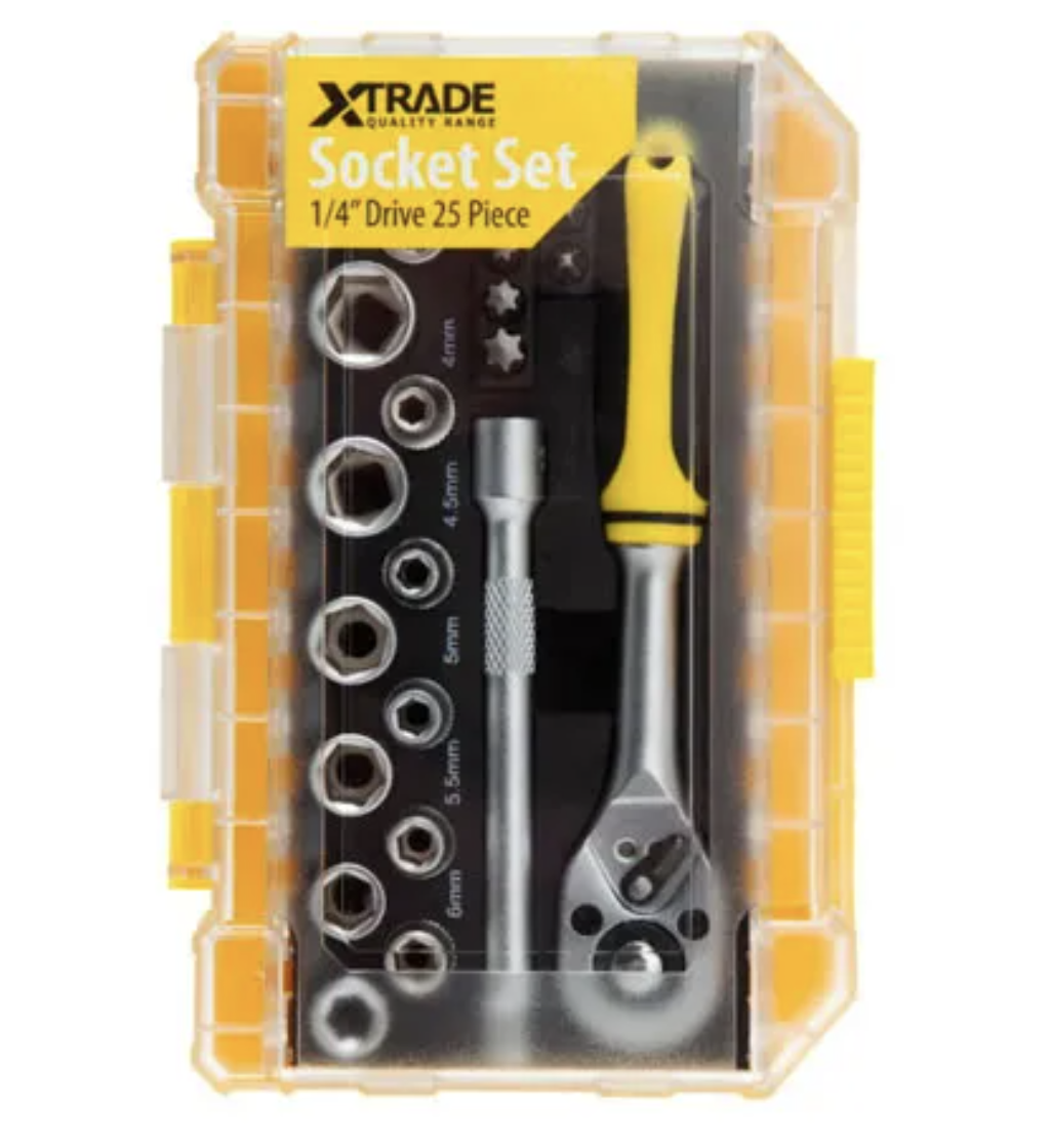XTrade 1/4'' Drive Socket Set (25pc)
AKX0900197