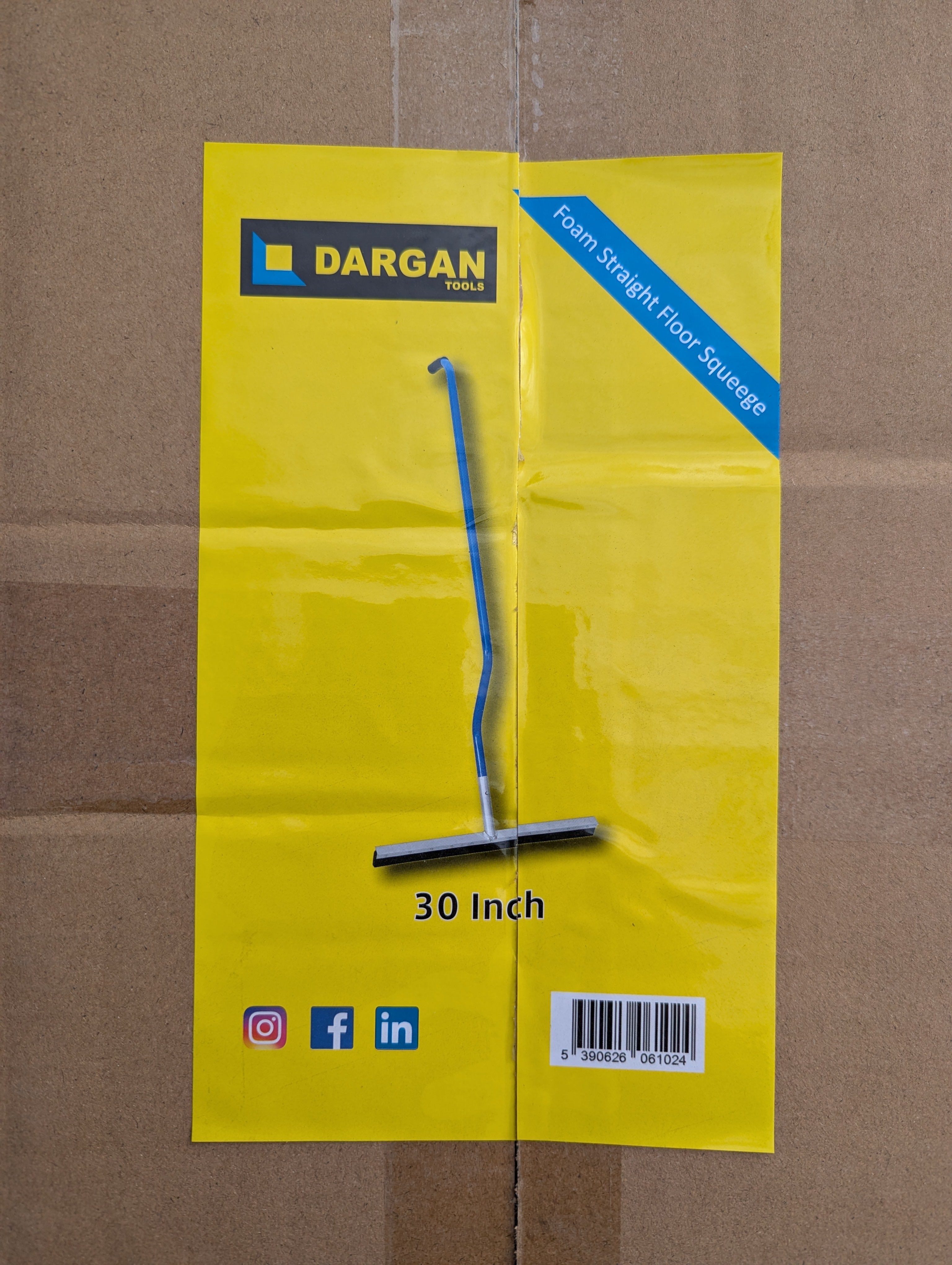 Dargan Brutas Foam Straight Floor Squeegee 760mm