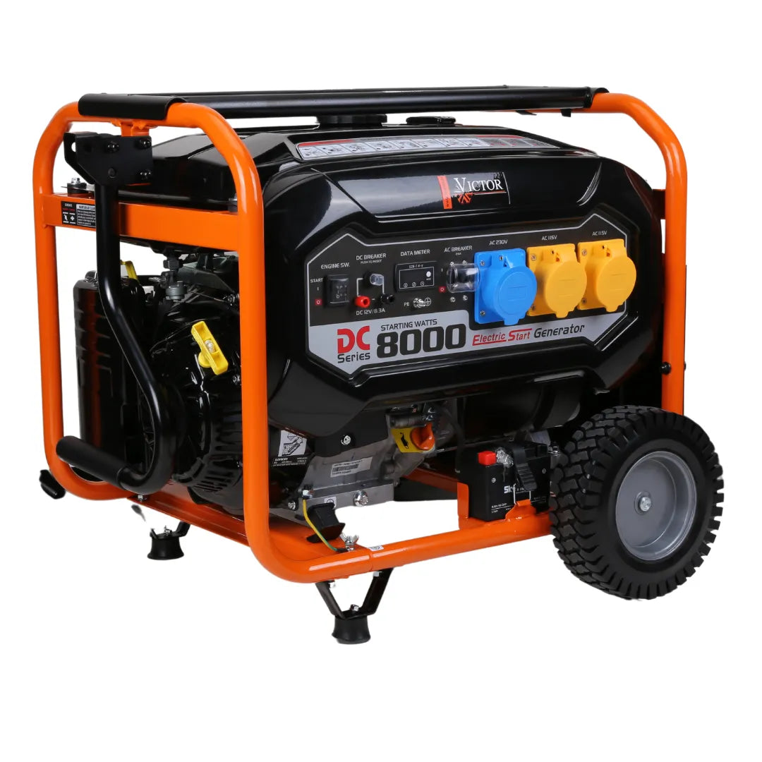 Victor LC8000DCS 6kW Generator – 420cc Loncin Engine, 8KVA Power AVR