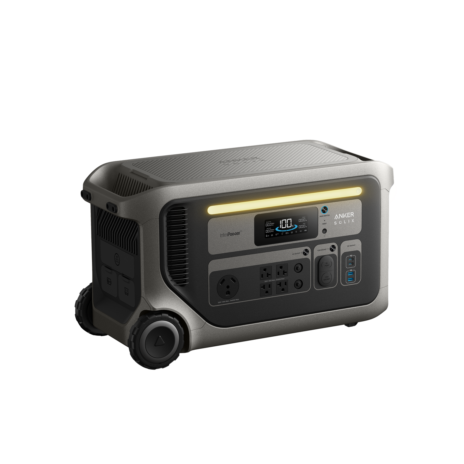 Anker SOLIX F3000 Portable Power Station - 3,072Wh | 3,600W. A1782211