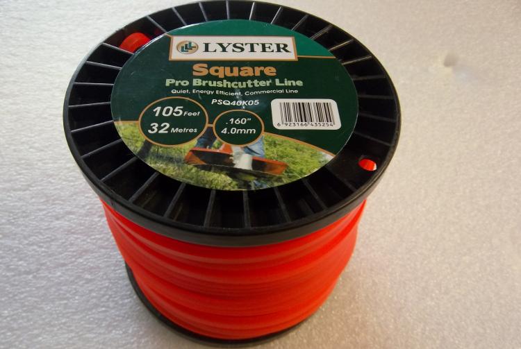 Lyster Strimmer mower cord 4.00mm x 32mtr Spool - PSQ40K05