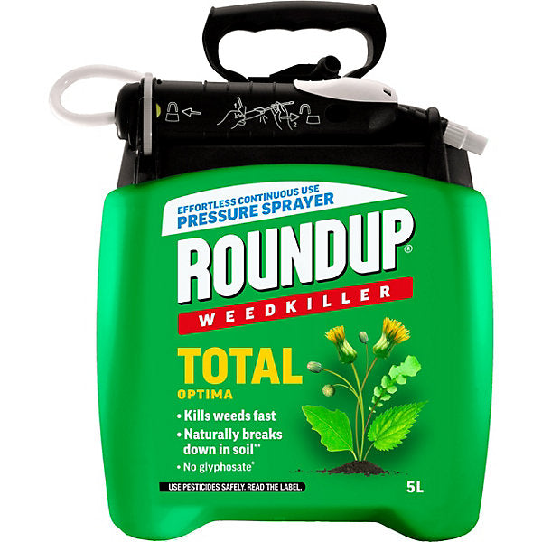 Roundup Total Optima Weedkiller 5 Litre Pump and Go | 4106389