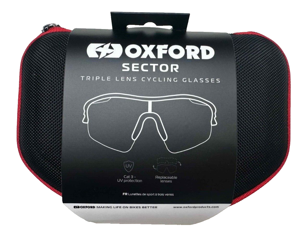 Oxford Sector Multi-Lens Sunglasses, Clear Smoke Yellow