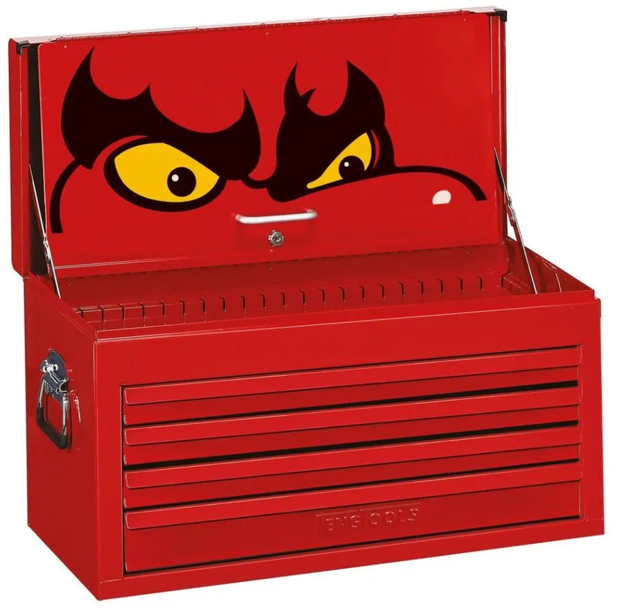 Teng Tools 26" Tool Chest 4 Drawer Classic Red TC804EV