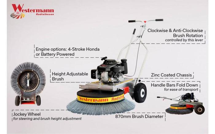 Westermann WR870 Moss Brush (commercial) Monaghan Hire