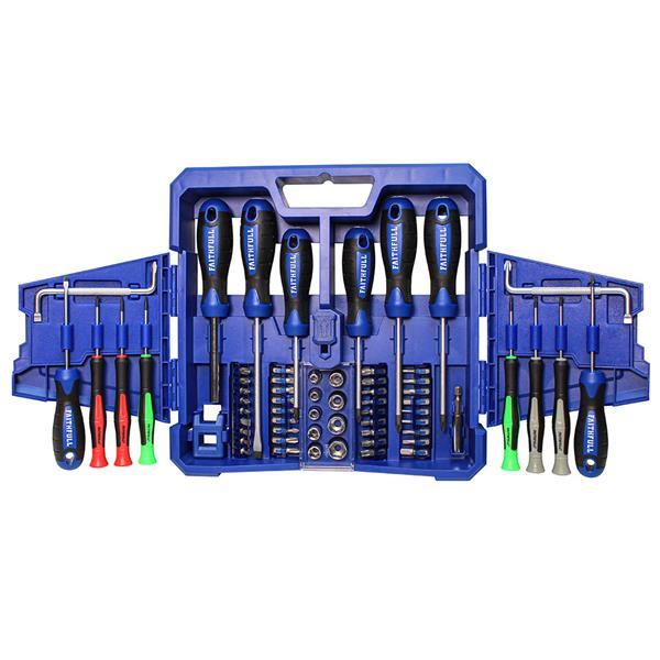 Faithfull 63 Piece Screwdriver Set Monaghan Hire