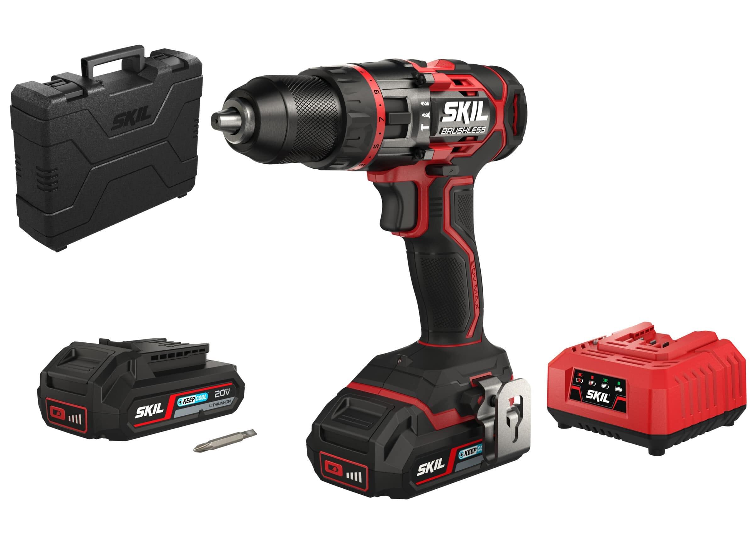 SKIL 3070 HC 'BRUSHLESS' CORDLESS HAMMER DRILL SET Monaghan Hire