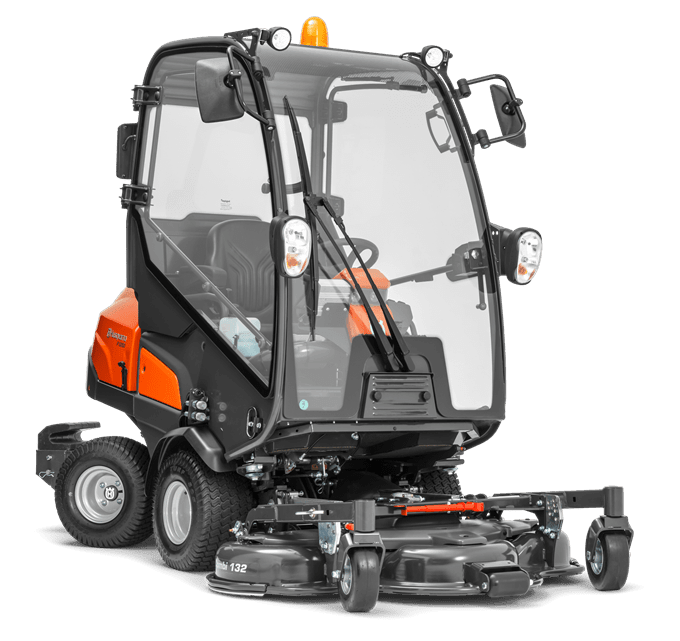 HUSQVARNA P 525DX cabin RideOn Mower with 155cm Combi deck (hydraulic lift) Husqvarna