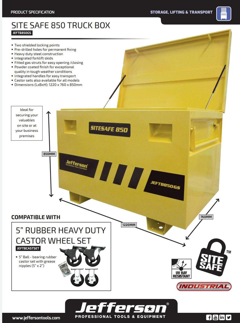 Jefferson Site Safe 850 Truck Box