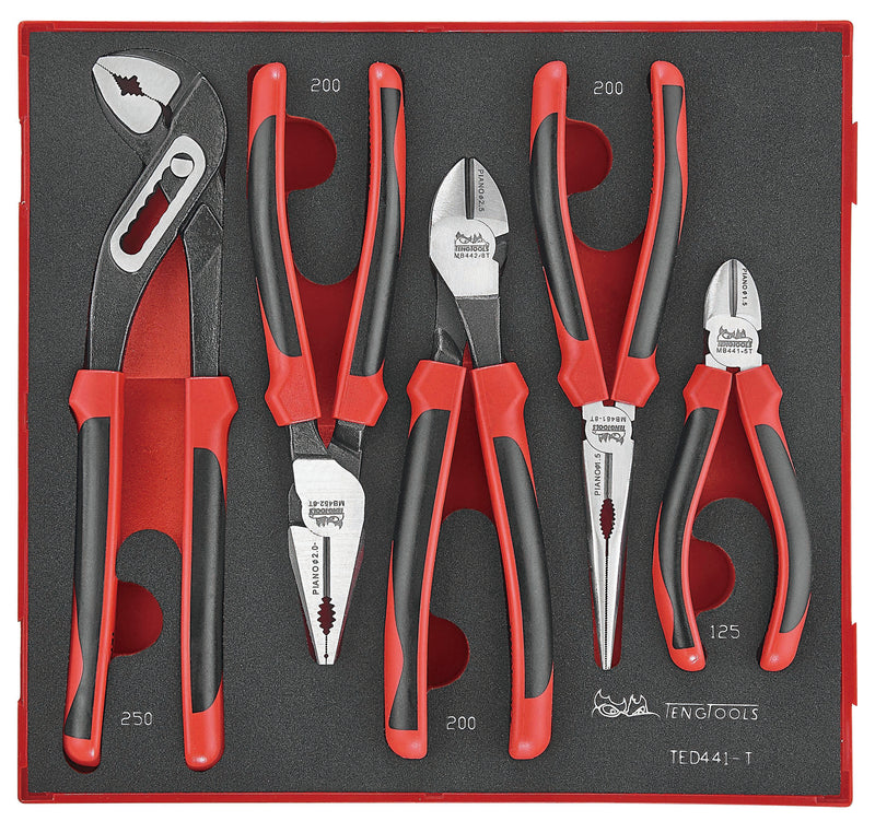 TengTools TED 441-T Plier Set Monaghan Hire
