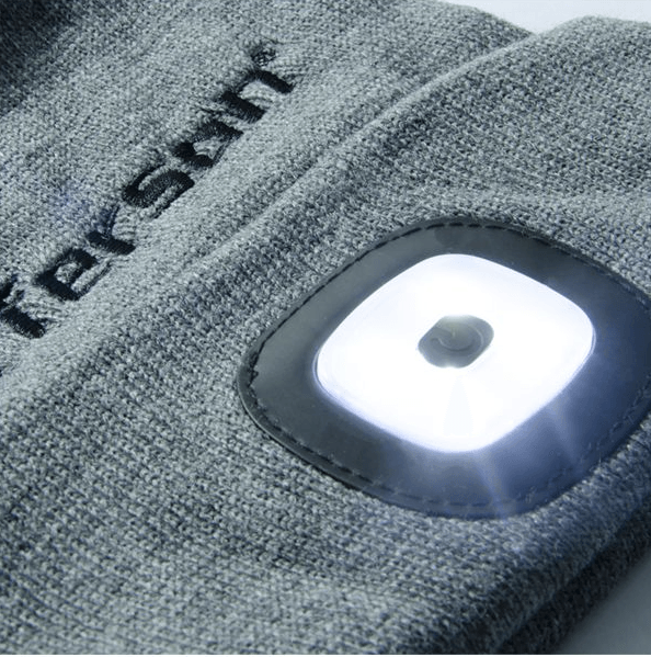 Jefferson 160 Lumens LED USB Rechargeable Beanie Hat JEFHATLT01 Monaghan Hire