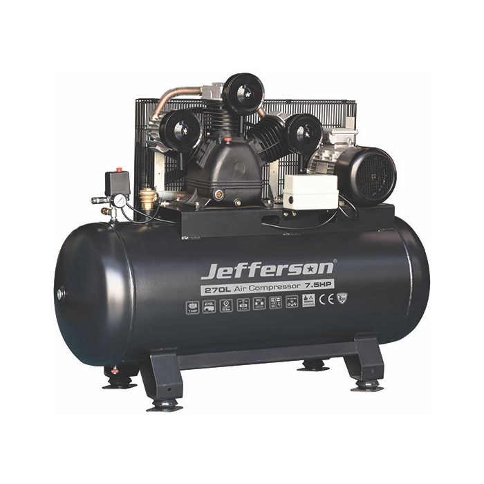 Jefferson 270 Litre 7.5HP 10 Bar Compressor (3 Phase) JEFC270L10B-7.5 Monaghan Hire